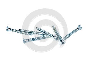 Some screws isolated on white