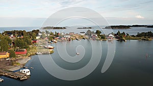 Some small village in a an island in the gulf of Finland