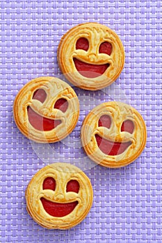 Smiley biscuits