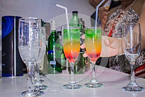 Special drink for the party photo