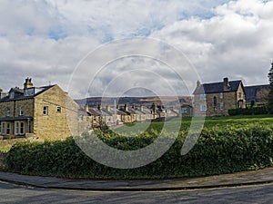 Some of the Stone houses and terraces near to Ilkley Park and Riverside Gardens