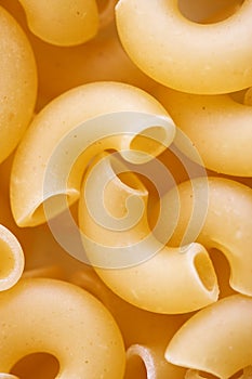 Some yellow macaroni