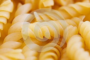 Some yellow macaroni