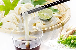 Somen - Japanese style thin wheat noodles - photo