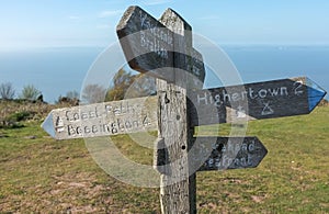 Somerset Coastal Path Sign