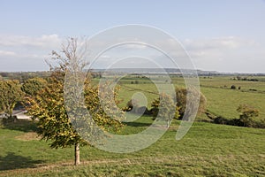 Somerset Levels and farmland England