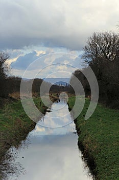 Somerset Levels Rhyne - England, UK