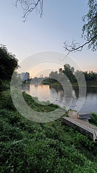 Somes river in Cluj-Napoca