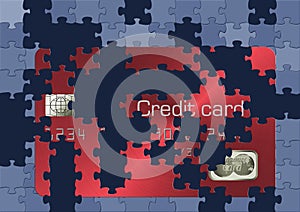 Is something missing from your credit card...like pieces from a puzzle.