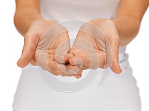 Something on the palms