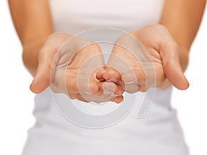 Something on the palms