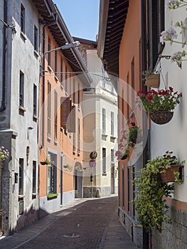 Somma Lombardo, Varese, Italy: old street