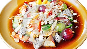 Somtum Mixed Fruit Papaya Salad