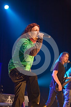 Sonata Arctica band perform on Budapest