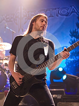 Sonata Arctica band perform on Budapest