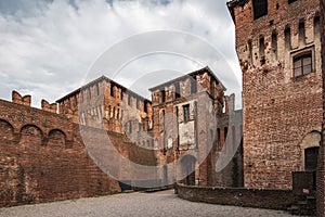 Soncino Castle the entrance