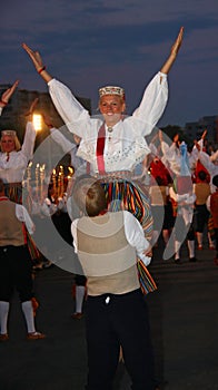 Song festival celebrations in Tallinn, Estonia