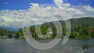 Song Nac reservoir on the outskirts of Nha Trang city in Vietnam.