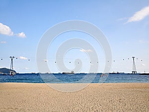 Songdo beach landscape, Busan, South Korea