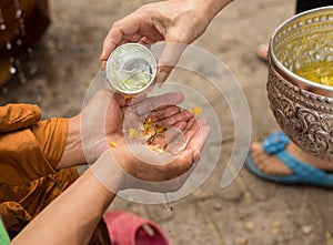 SongKran Festival Happy new year Thailand and laos