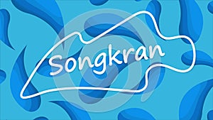 songkran Thailand Festival new year water background