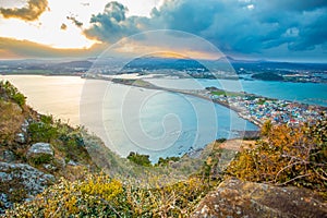 SONGSAN ILCHULBONG in Jeju island , South Korea