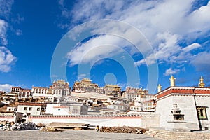 Songzanlin Monastery in Shangrila, China.