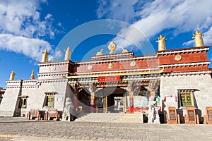 Songzanlin Monastery in Shangrila, China. photo