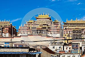 Songzanlin Temple or the Ganden Sumtseling Monastery also known as little Potala Palace in Lhasa, is a Tibetan Buddhist monastery