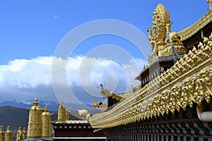 Songzanlin Tibetan Buddhist monastery, Shangri La, Xianggelila, Yunnan Province, China