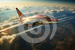sonic boom from high-speed aerospace travel