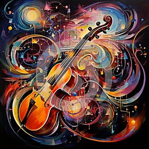 Sonic Serenade: A Visual Symphony of Musical Instruments