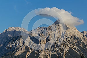 Sonnenspitze mountain in Tyrol, Austr