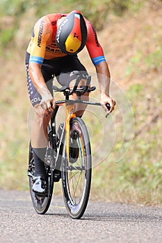 Sonny Colbrelli on stage 20 at Le Tour de France 2020