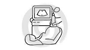 Sonogram icon animation