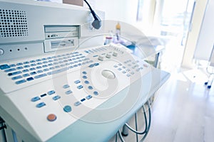 Sonography control panel