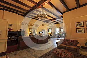 Interior view of the Sonora Inn