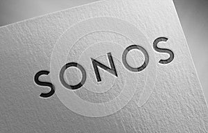 Sonos_1 on paper texture