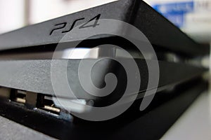 Sony black Playstation 4 Pro game console