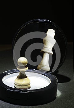 Chess Figures Pawn and King