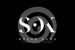 SOO abstract letter logo design