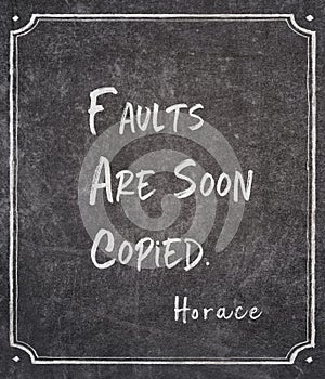 Soon copied Horace quote photo