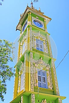 Soon Oo Ponya Shin Pagoda Clock Tower, Sagaing, Myanmar