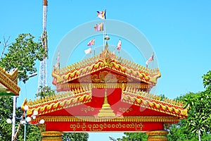 Soon Oo Ponya Shin Pagoda Entrance, Sagaing, Myanmar