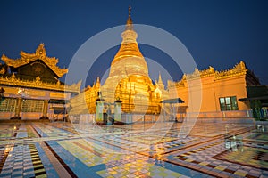 Soon Oo Ponya Shin Pagoda , Sagaing, Mandalay , Myanmar.