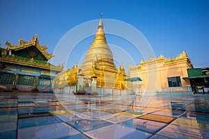 Soon Oo Ponya Shin Pagoda , Sagaing, Mandalay , Myanmar.