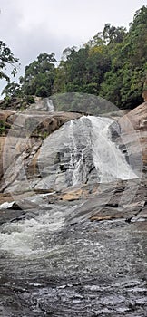 Water fall sooriyakanda Sri Lanka Nature of beauty photo