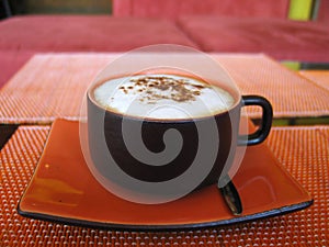 A soothing cappuccino - another delight for your audience !