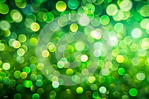 Green Bokeh Background photo