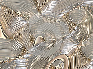 Soothing Liquid Flowing Metal Abstract Background